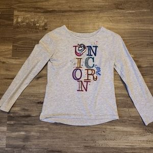 Size 5 unicorn long-sleeve